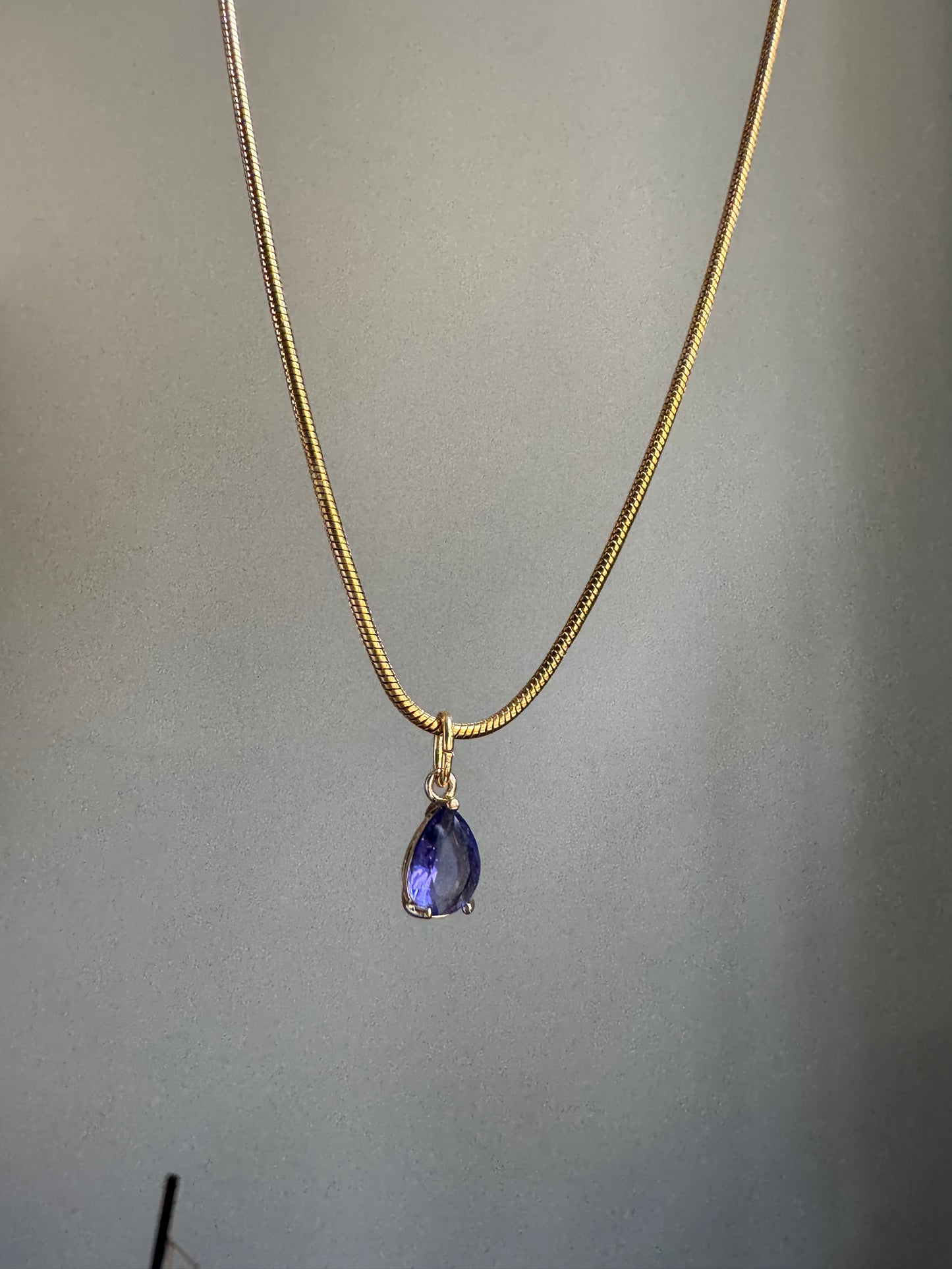 Collana Goccia Lilla