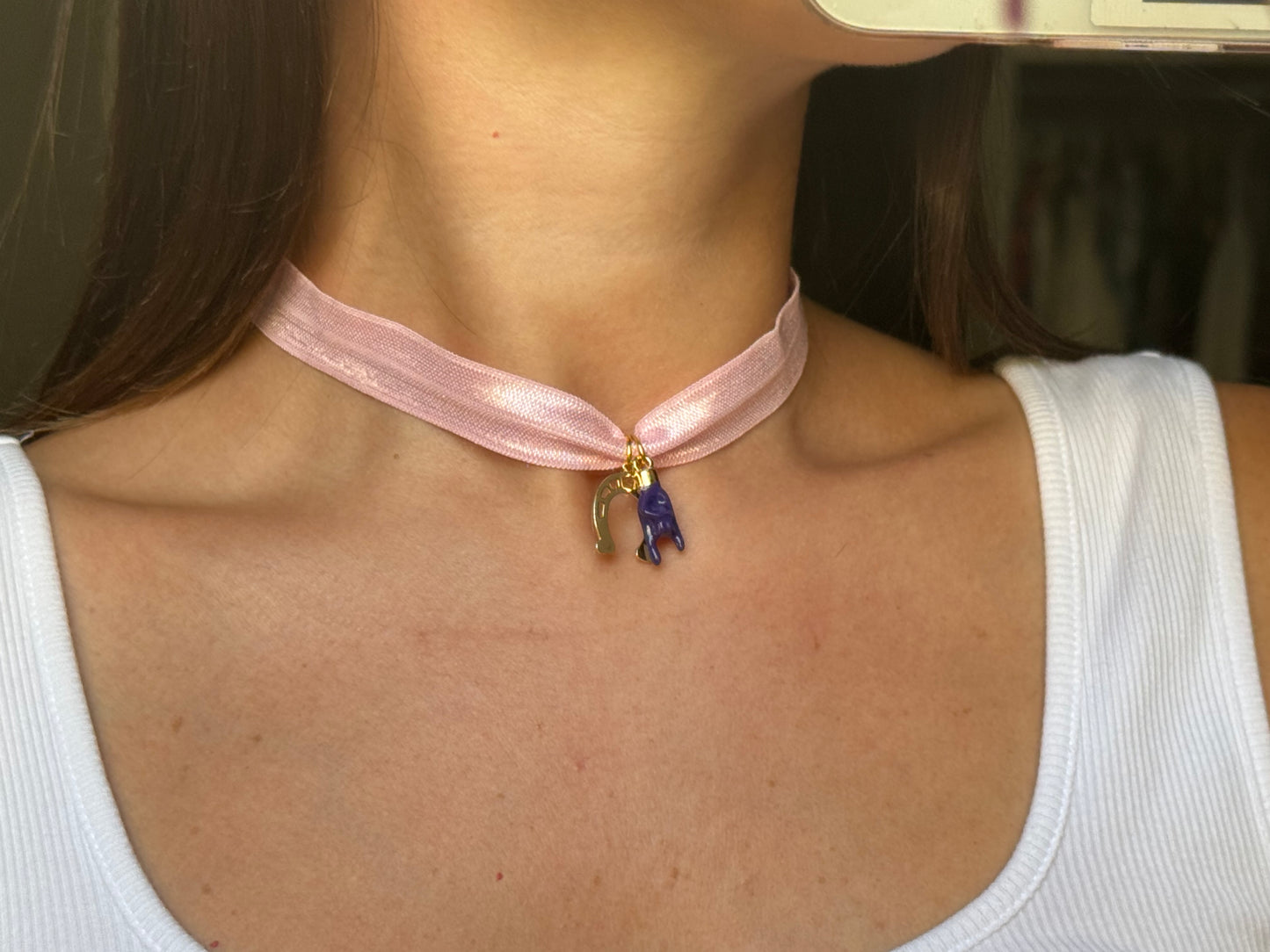 Choker Rosa