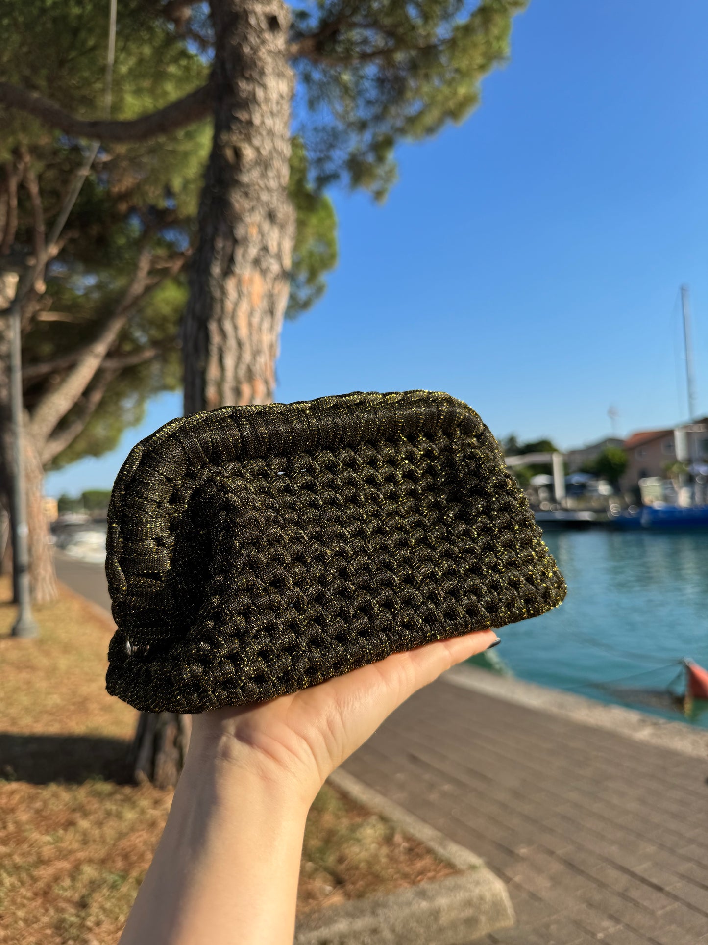 Clutch Mini Oro Lurex