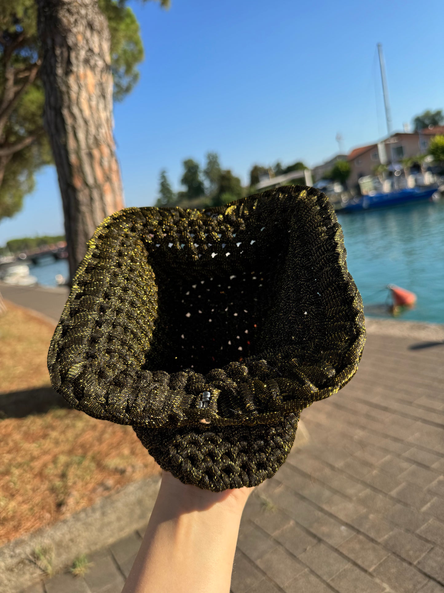 Clutch Mini Oro Lurex