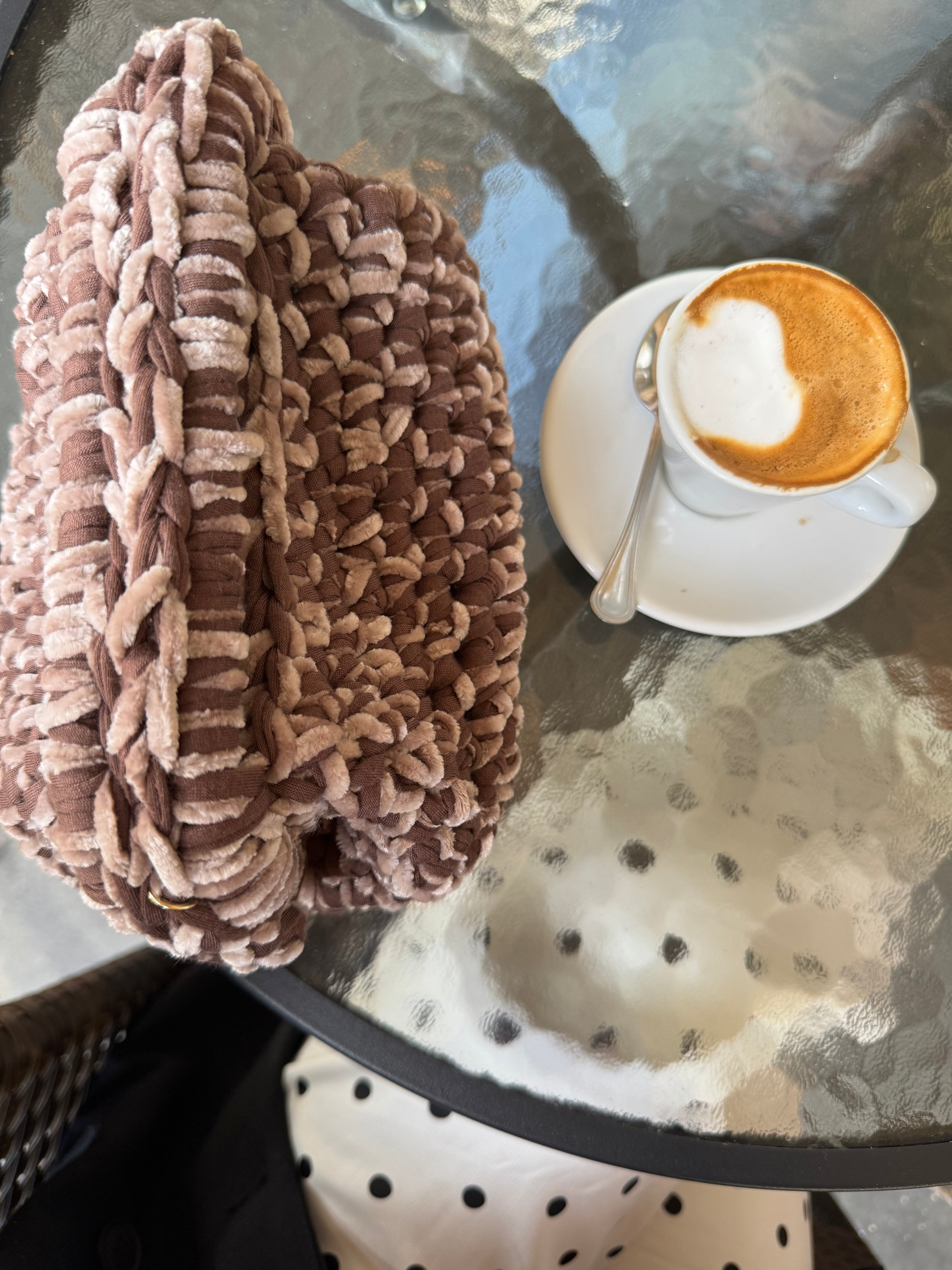 Clutch Ciniglia Caffellatte