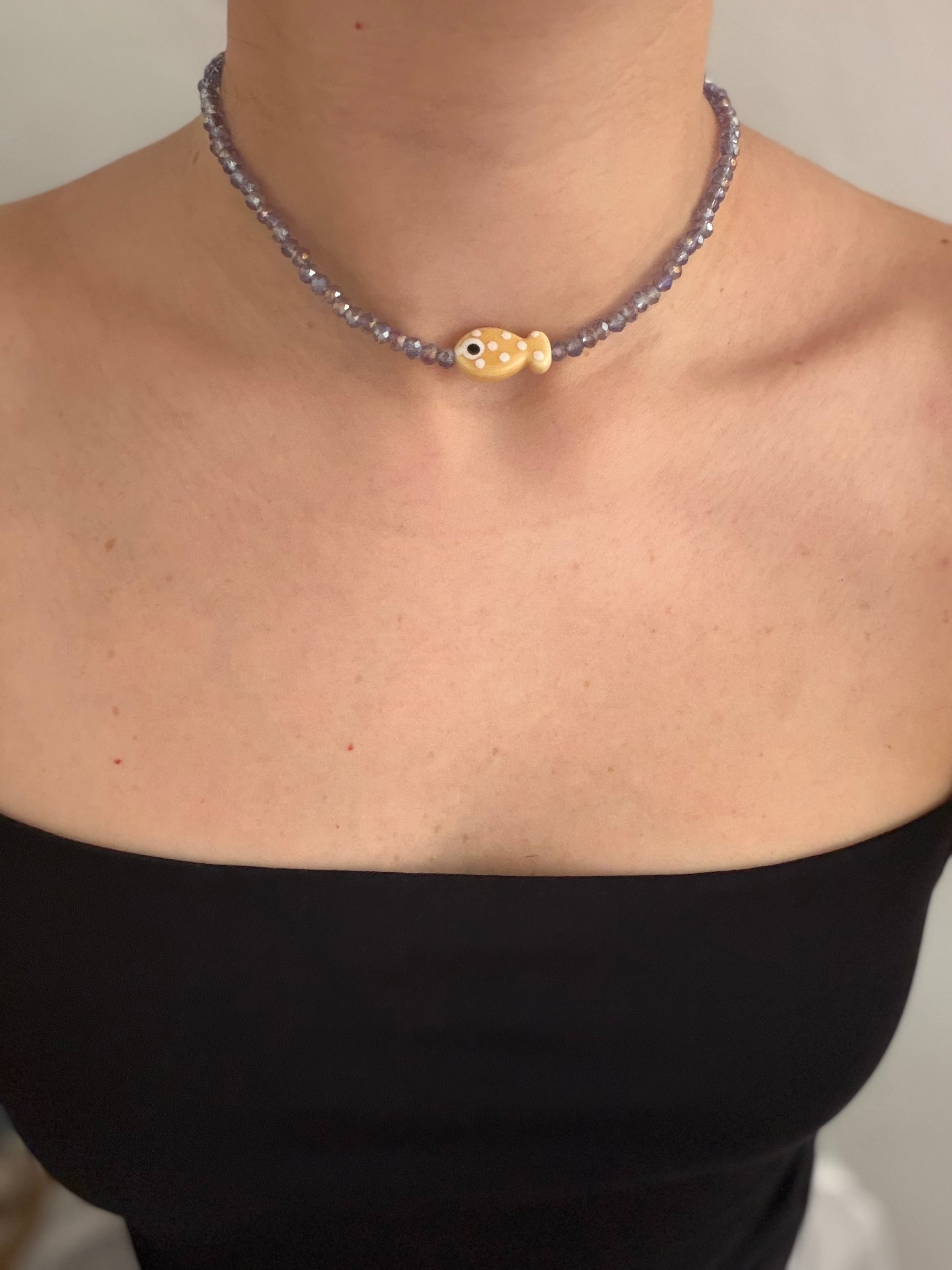 Choker Pesciolino Senape