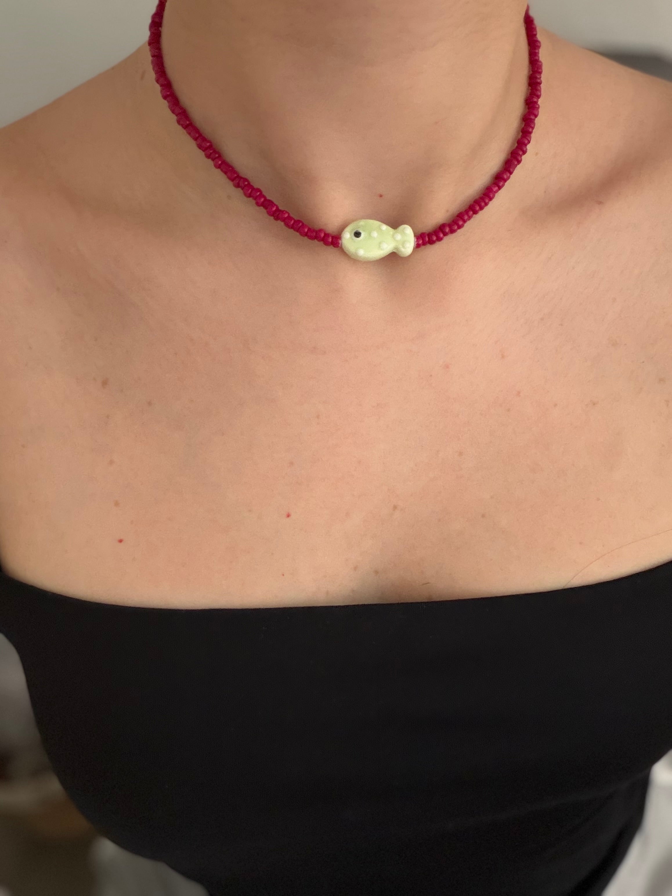 Choker Pesciolino Verde Lime