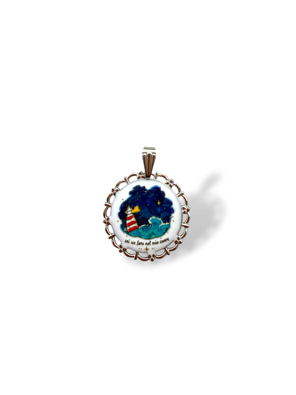 CHARM SILVER SEI UN FARO NEL MIO CUORE