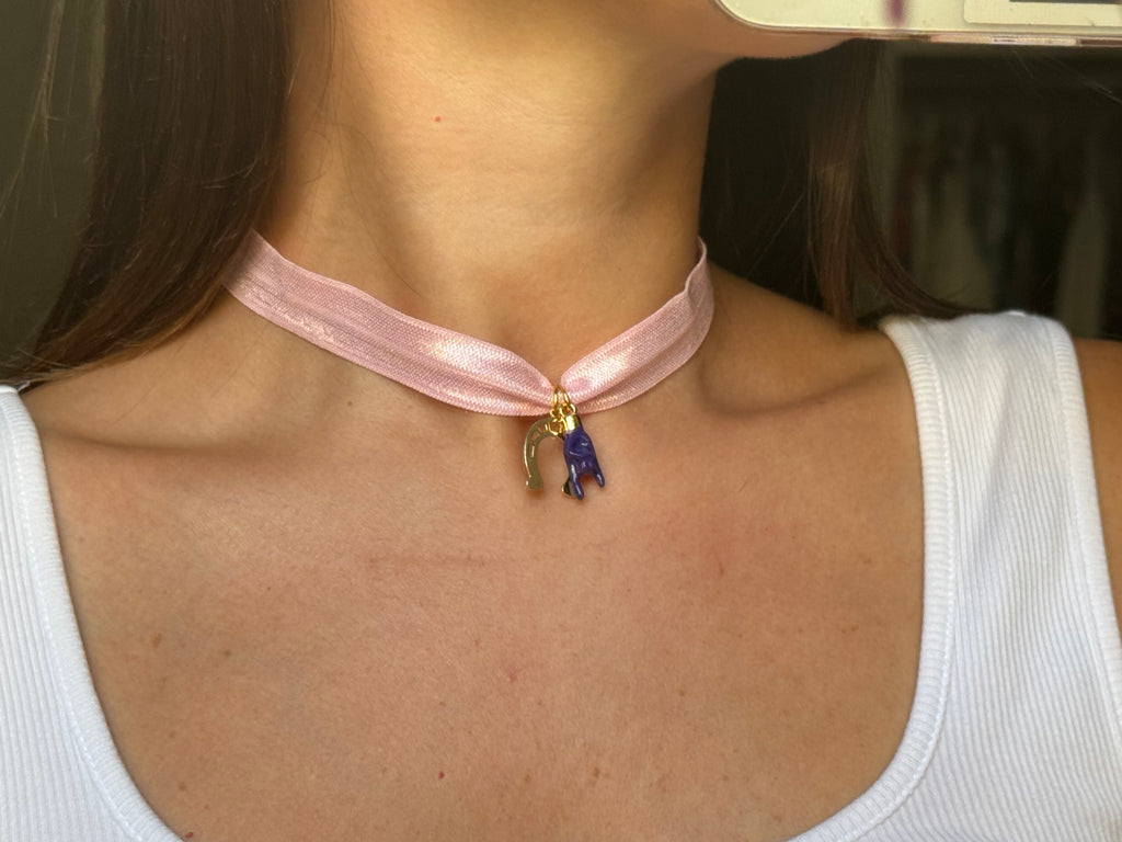 Choker Rosa