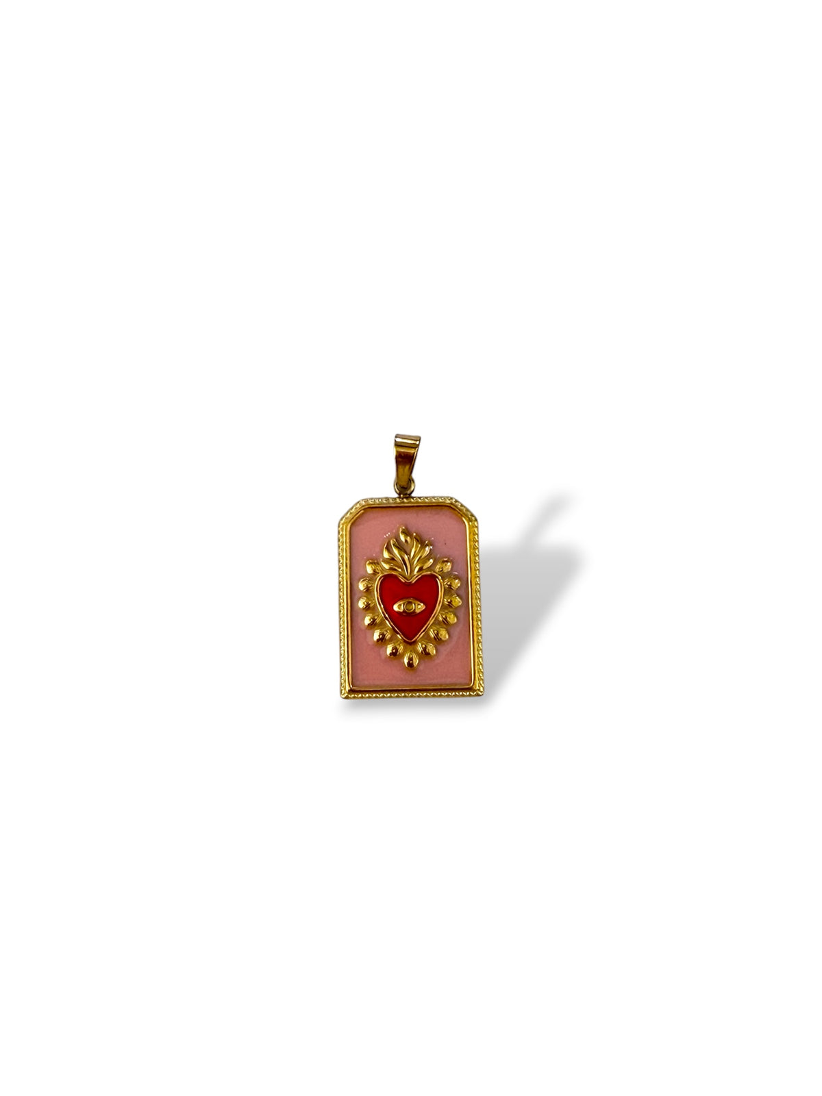CHARM MEDAGLIETTA CUORE SACRO