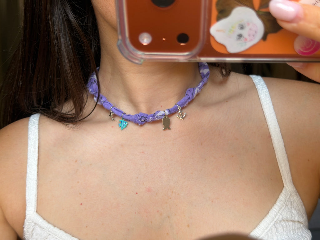 Choker Bandana Lilla