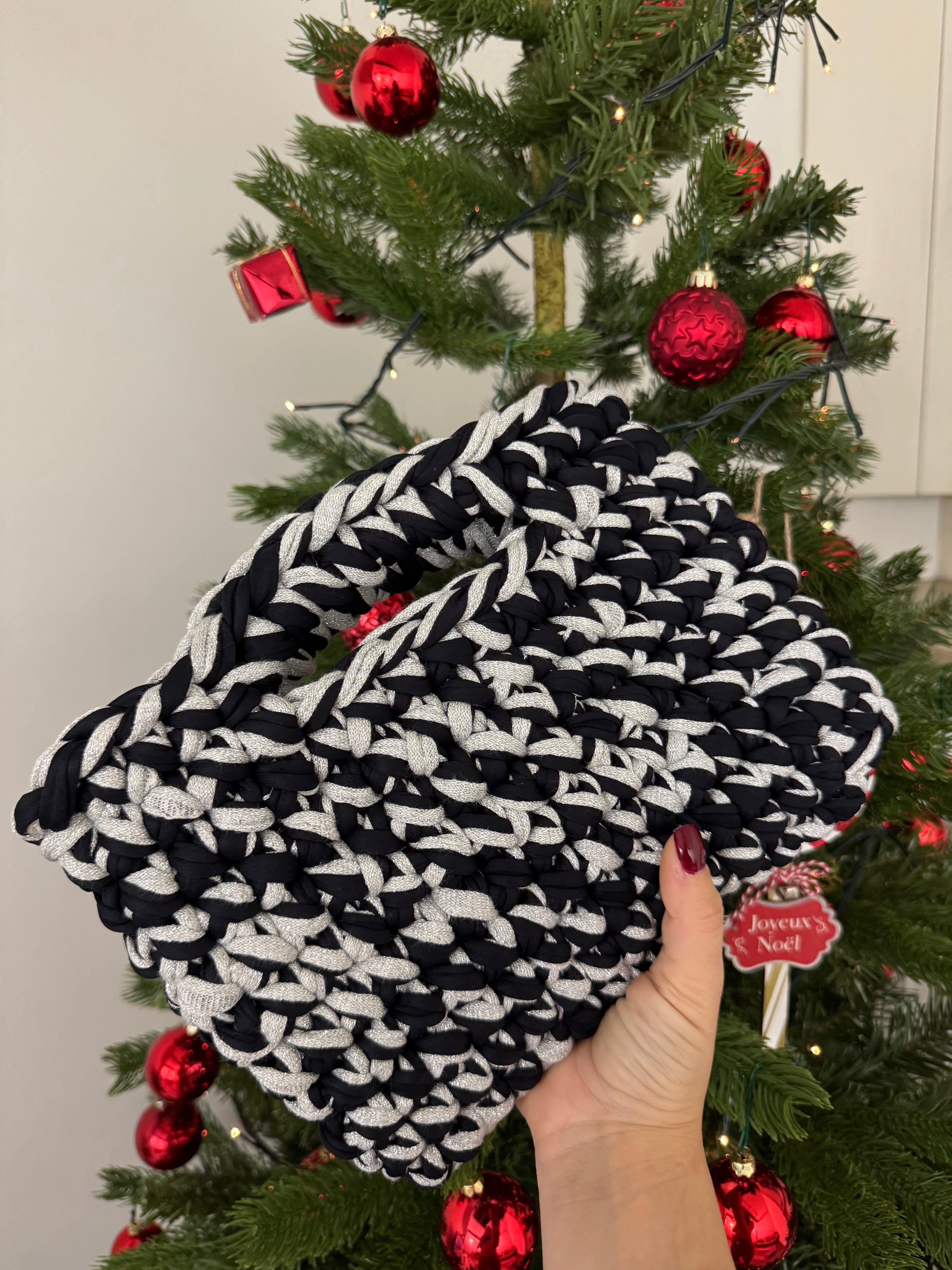 Athena Nero/Argento Lurex