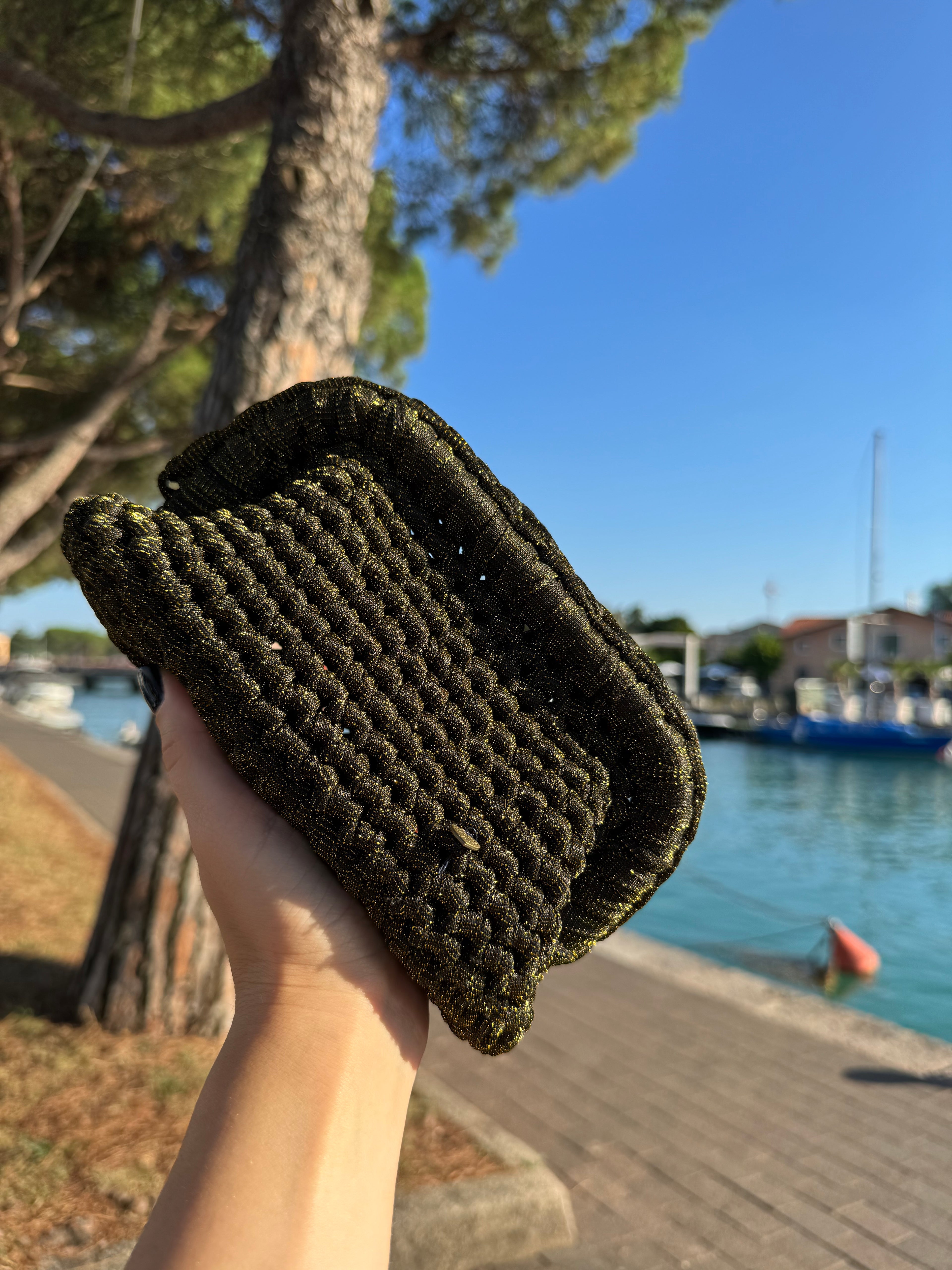 Clutch Mini Oro Lurex