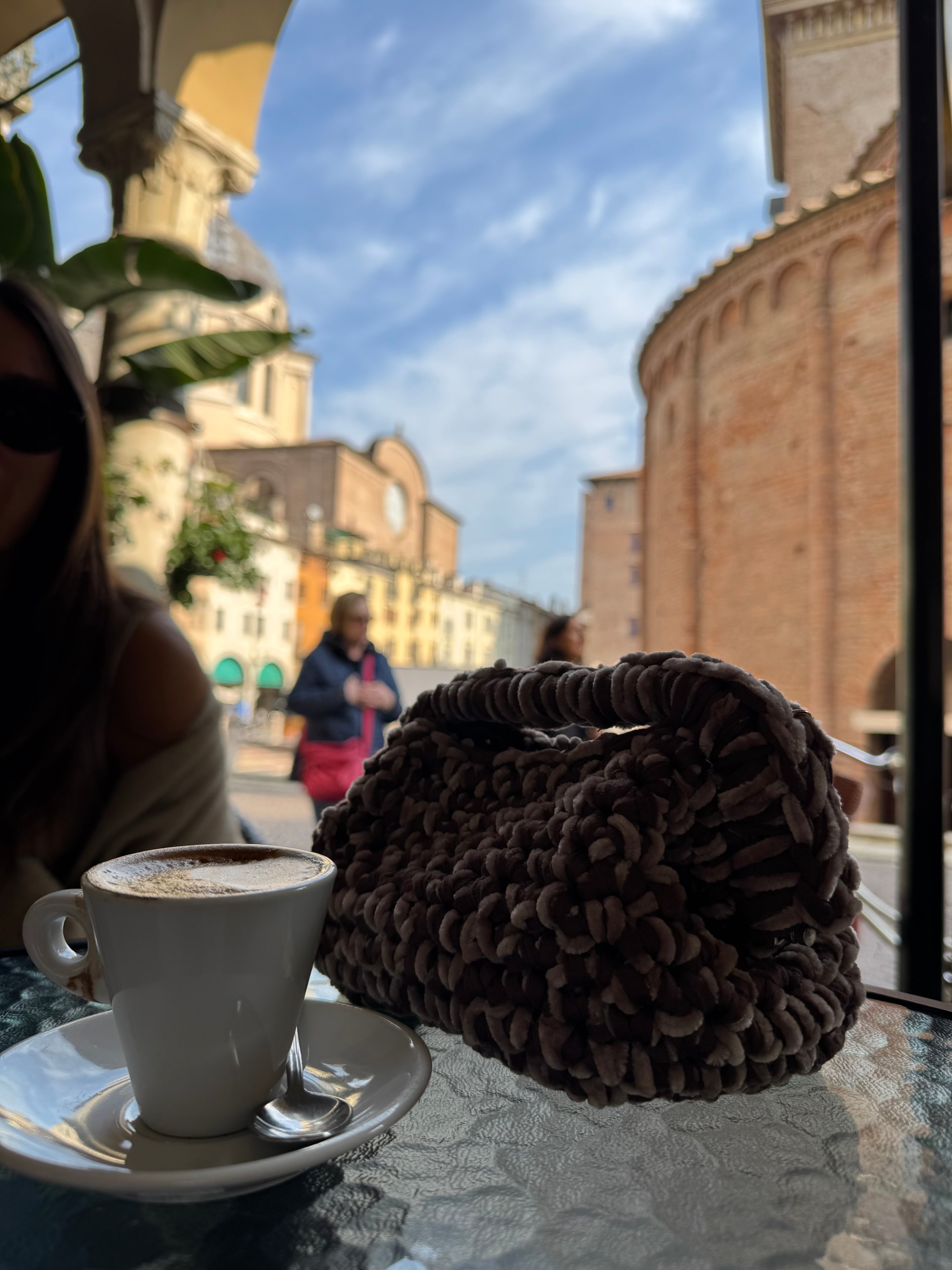 Clutch Ciniglia Caffellatte
