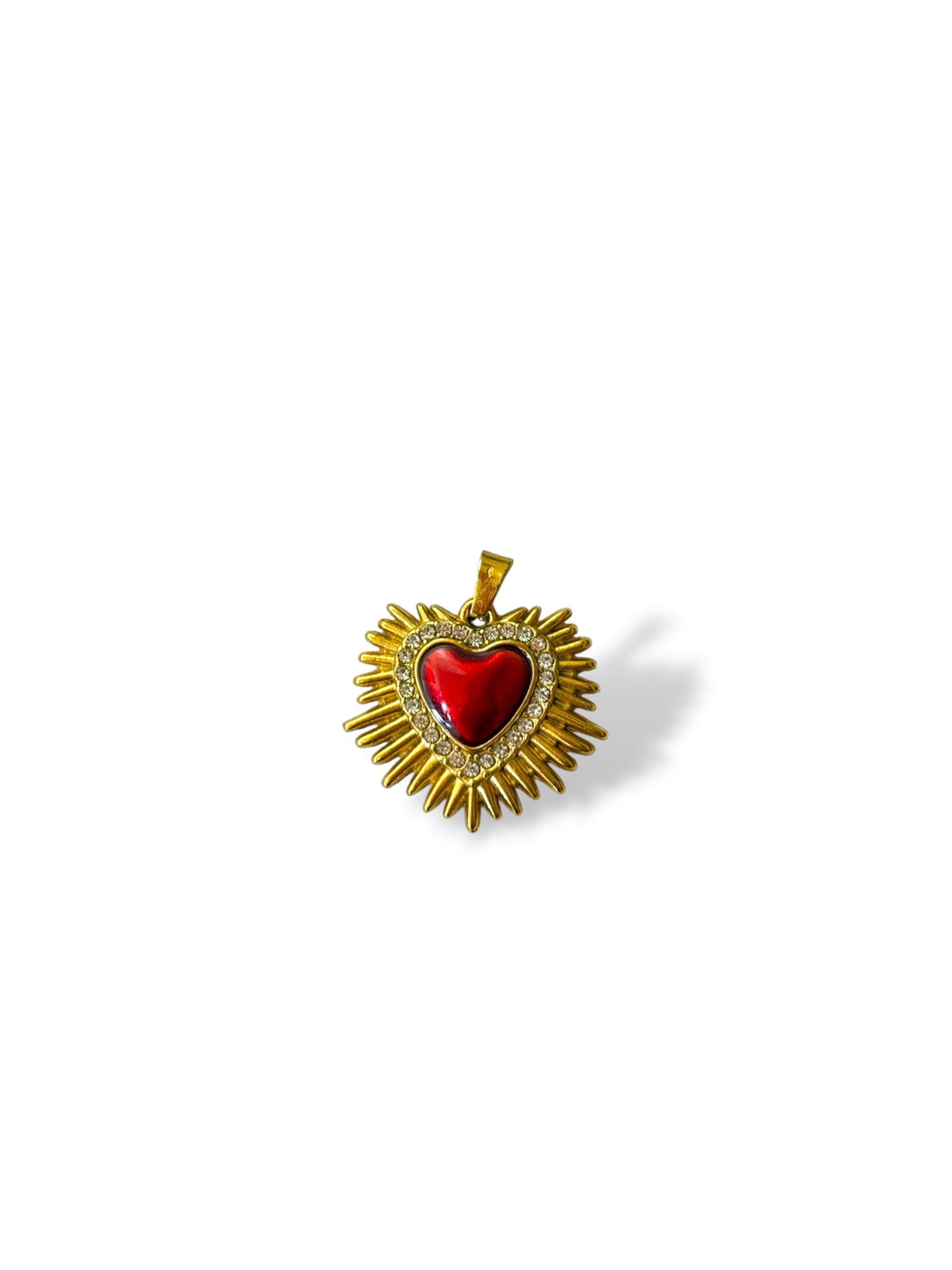 CHARM CUORE SPINATO