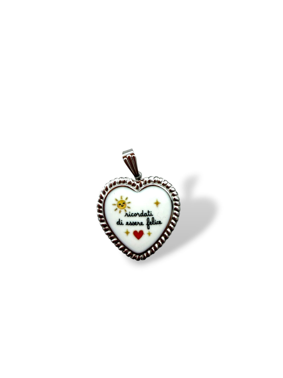 CHARM SILVER RICORDATI DI ESSERE FELICE
