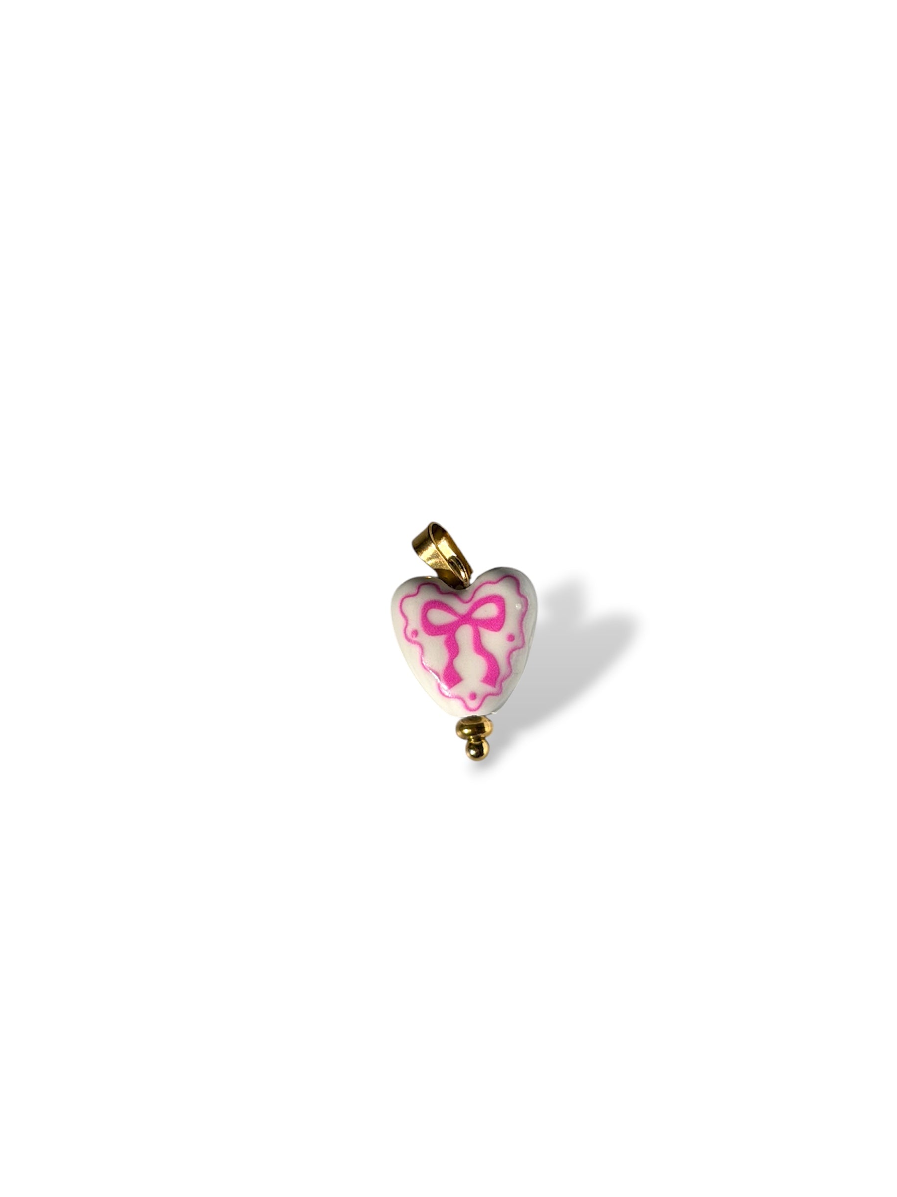 CHARM FIOCCHETTO ROSA