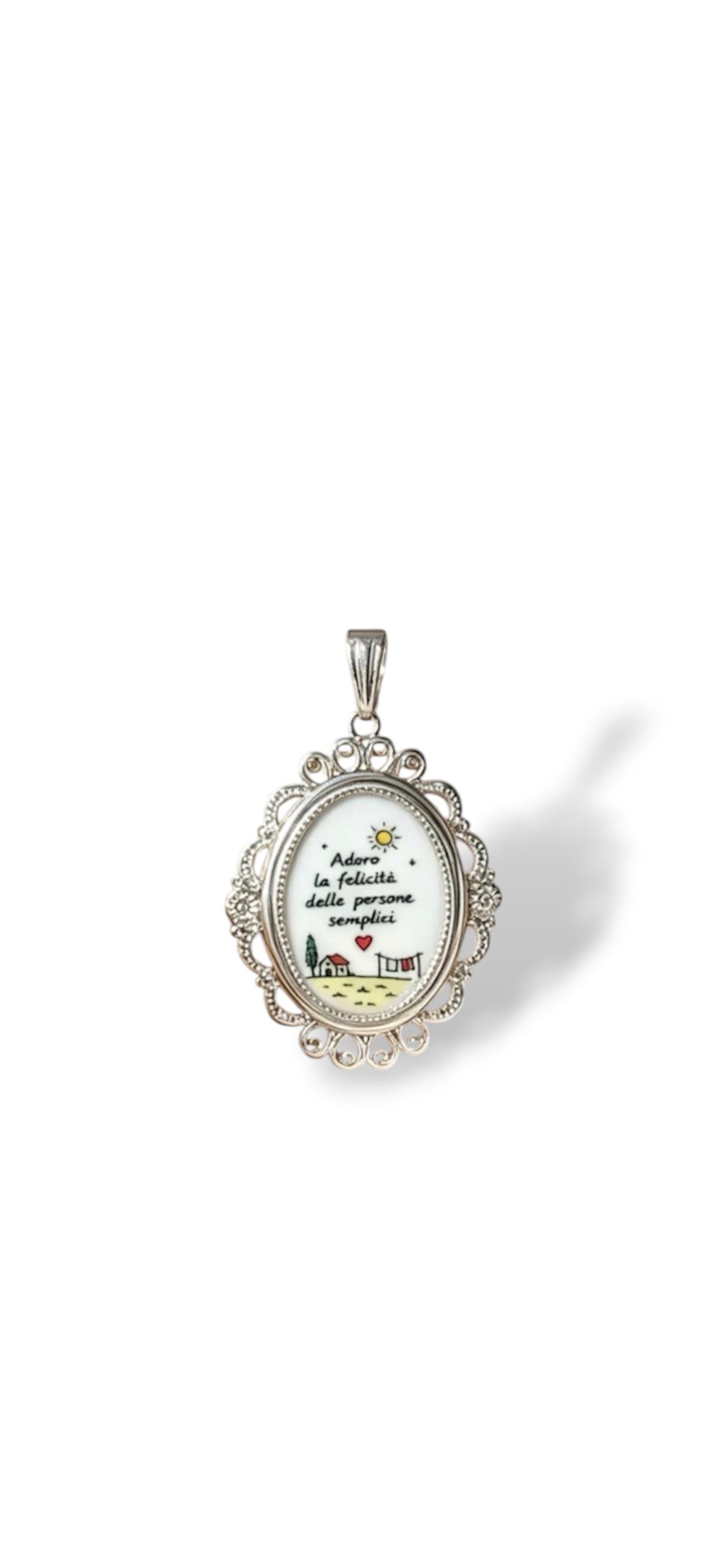 CHARM SILVER ADORO LA FELICITÀ DELLE PERSONE SEMPLICI